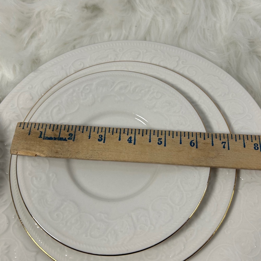 Farberware floral service‎ for one 22 karat gold trim Calais 4173 - Picture 6 of 8